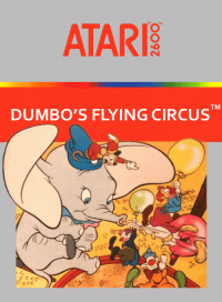 Dumbo's Flying Circus Atari 2600 US box art